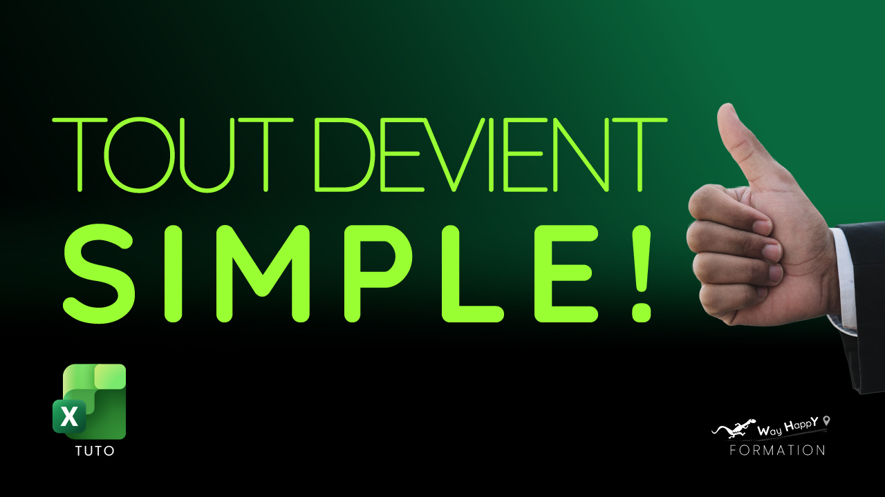 Tuto Youtube WayHappY Formation Excel les fonctions
