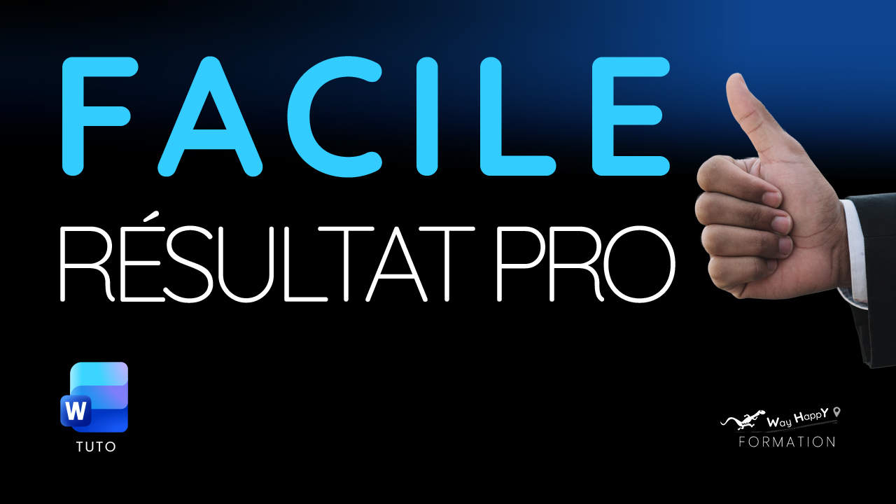Tuto Youtube WayHappY Formation word pour réussir sa mise en page (espacements, interlignes, alignements, retraits, la règle) comme un pro