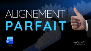 uto Youtube WayHappY Formation word pour réussir ses alignements en moins de 5 minutes avec les taquets de tabulation et la règle de WORD