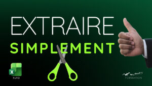 Tuto Youtube WayHappY Formation Excel365 pour extraire ou séparer facilement du texte avec les fonctions TEXTE.AVANT() et/ou TEXTE.APRES() au lieu de combiner GAUCHE(), DROITE(), CHERCHE() et NBCAR().